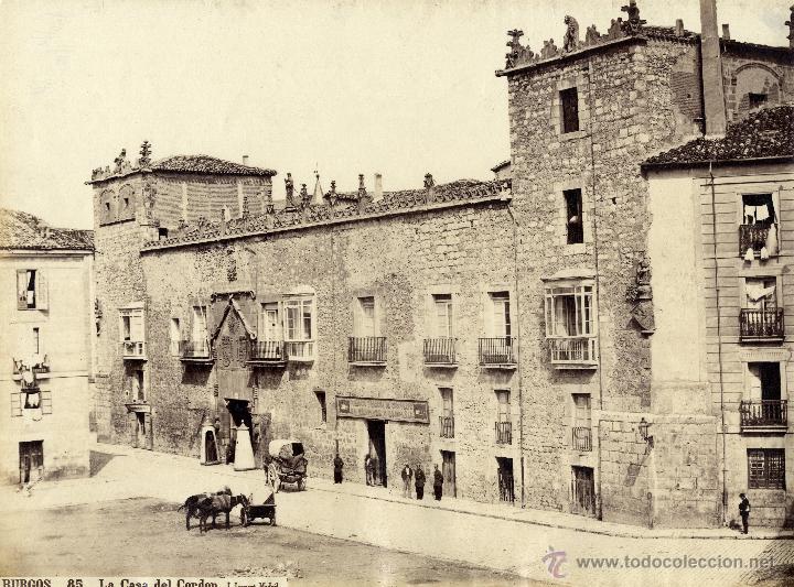 Fotografia antica: Laurent Burgos 85 La casa del Cord&oacute;n. 1865.