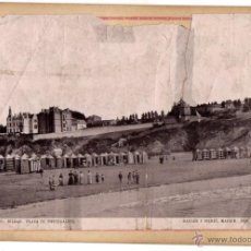 Fotografía antigua: FOTOGRAFIA PLAYA DE PORTUGALETE. BILBAO. HAUSER Y MENET, AÑO 1897