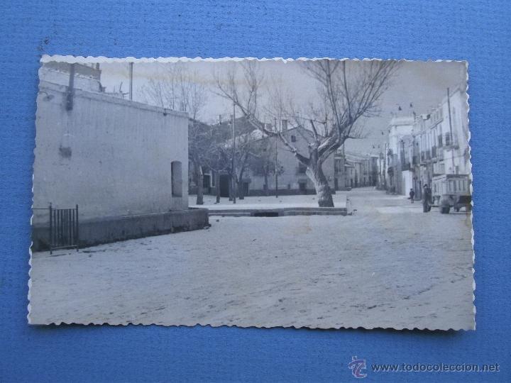 Fotografia antica: fotografia a&ntilde;os 50 de albocacer (castellon) - paseo de la castellana (8,5x13cm aprox)