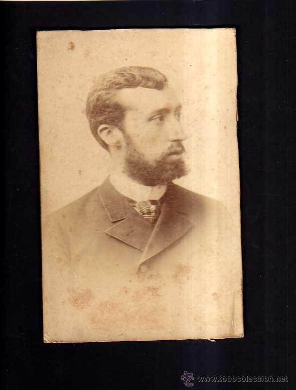Fotografia antica: Antigua fotograf&iacute;a se&ntilde;or.