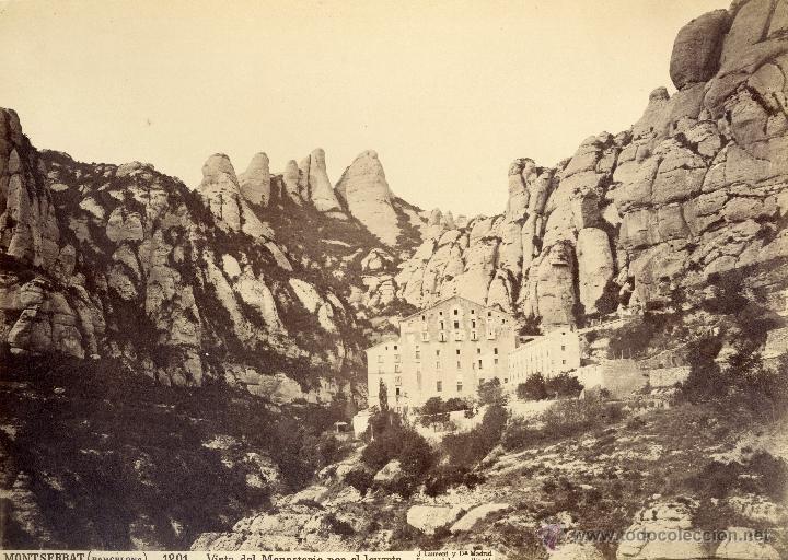 Fotografia antica: Laurent Montserrat 1201Vista del Monasterio por el Levante