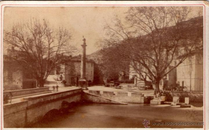 Antique Photography: SIGLO XIX, MAGNIFICA ALBUMINA LOCALIDAD A IDENTIFICAR,165X100MM