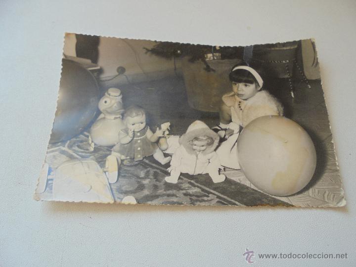 Fotograf&iacute;a antigua: ANTIGUA FOTO: NI&Ntilde;A CON JUGUETES-11.5 X 18.- S/F