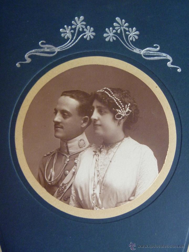 Antique Photography: RETRATO DE BODA DE UN OFICIAL DE CABALLERIA , PRINCIPIOS DE SIGLO