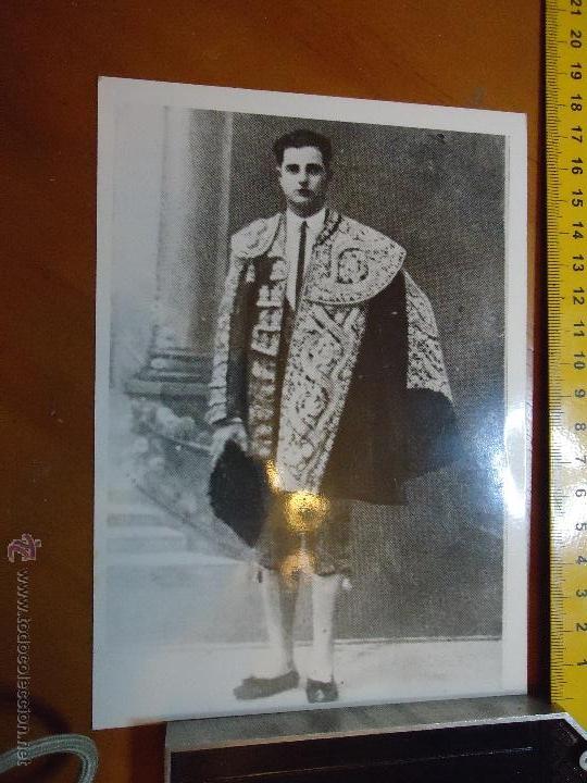 Fotograf&iacute;a antigua: TORERO , ANTIGUA FOTOGRAFIA SUPONGO QUE REEDICION DE ALGUNA MAS ANTIGUA