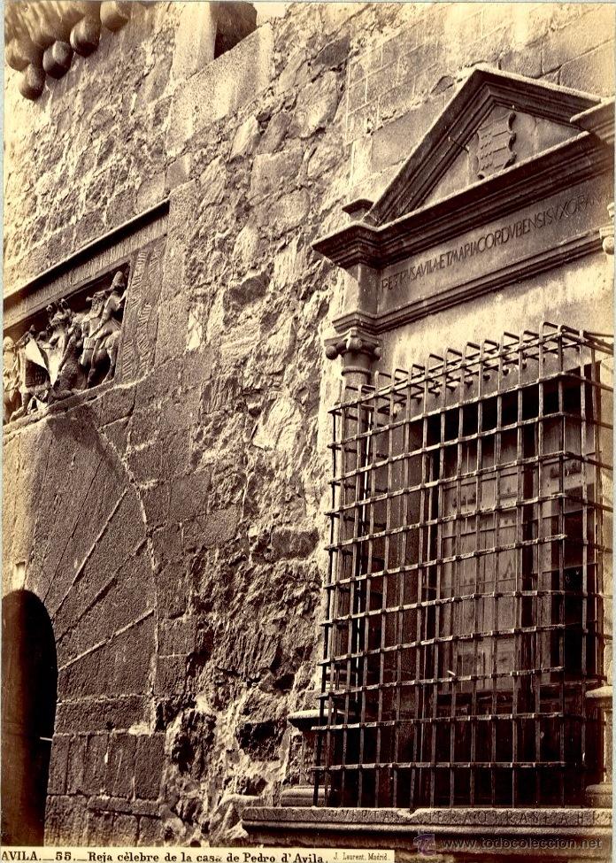 Fotografia antica: Laurent &Aacute;vila 55 Reja c&eacute;lebre de la casa de Pedro d'&Aacute;vila