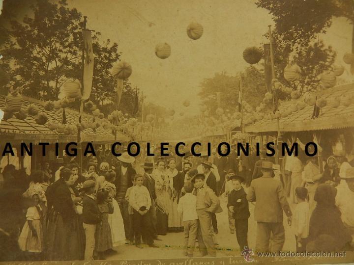 Antique Photography: Fotograf&iacute;a antigua. Feria de Sevilla. Puestos de avellanas y de turr&oacute;n.