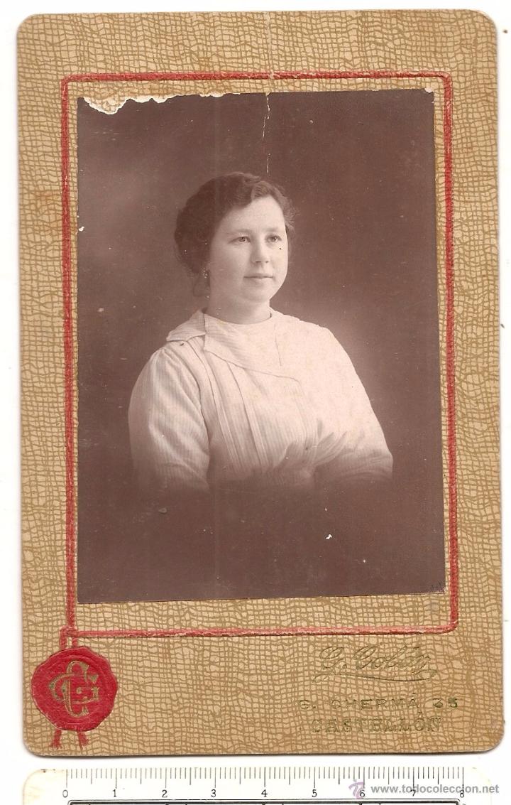 Fotograf&iacute;a antigua: Castell&oacute;n. Col&oacute;n fot&oacute;grafo
