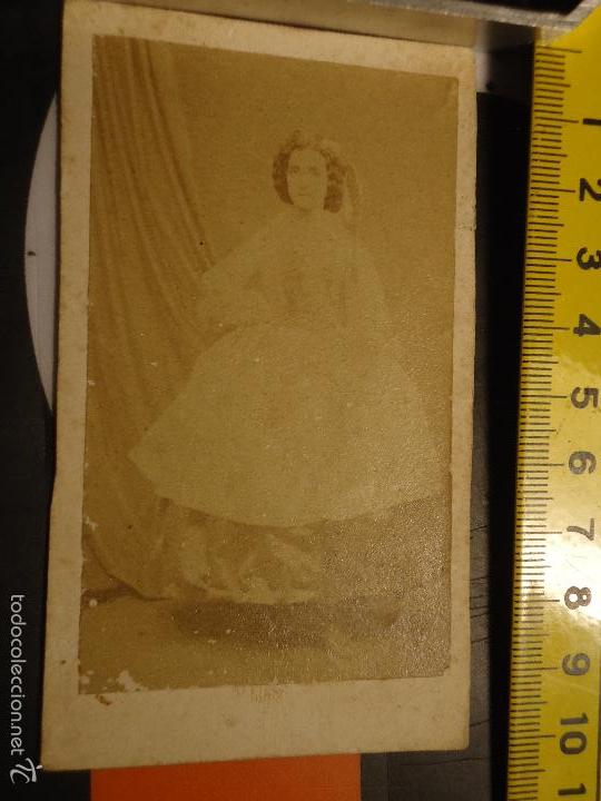 Fotografia antiga: FOTOGRAFIA MUY ANTIGUA DAMA CARTON&Eacute;