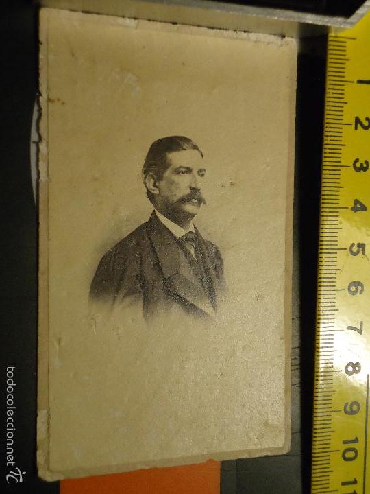Fotografia antiga: FOTOGRAFIA MUY ANTIGUA CABALLERO MILITAR ? CARTON&Eacute;