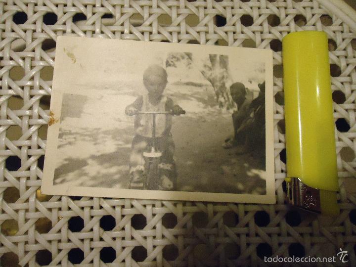 Fotograf&iacute;a antigua: antigua fotografia NI&Ntilde;OS CON SU BICICLETA TRICICLO