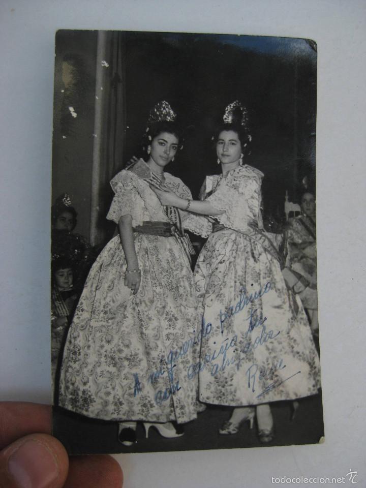Fotograf&iacute;a antigua: FOTO FALLERAS FALLAS 1960 1961 PROCLAMACION FALLERA MAYOR