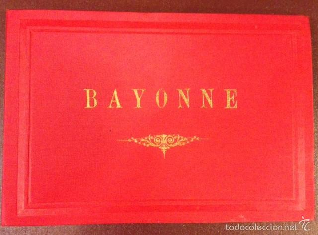 Antique Photography: ALBUM FOTOGRAFICO DE BAYONNE, ANTIGUO 12 FOTOGRAFIAS