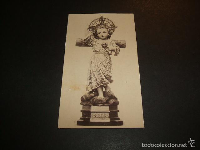 Photographie ancienne: ALBUMINA SIGLO XIX NI&Ntilde;O JESUS 5,5 X 10 CMTS