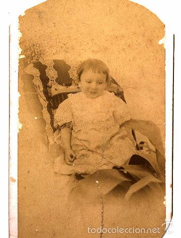 Antique Photography: RETRATO NI&Ntilde;O SIN NOMBRE TAMA&Ntilde;O POSTAL