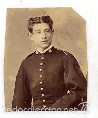Antique Photography: MILITAR  5 X 7 cm. RECORTADA  FOTO MILITAR