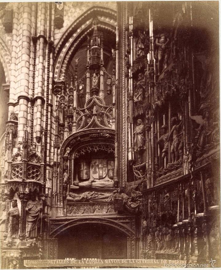 Antique Photography: Alguacil detalles de la capilla Mayor de la catedral de Toledo