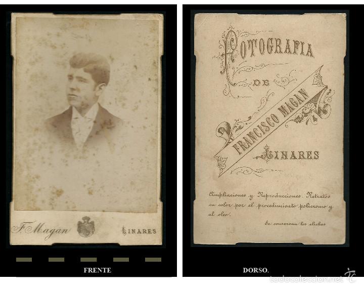 Antique Photography: Fotografia Antigua. F.Magan. Linares. 10,5 x 16 cm.