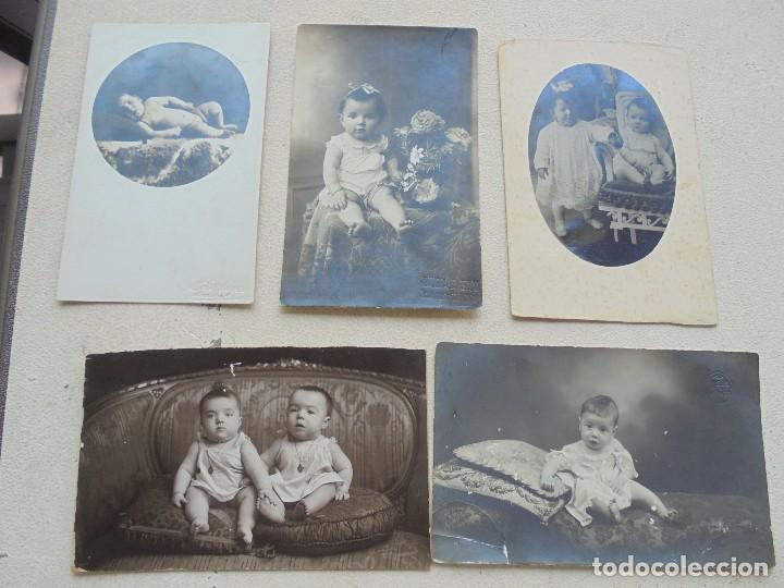 Fotografia antica: CINCO FOTOGRAFIAS ANTIGUAS DE NI&Ntilde;OS