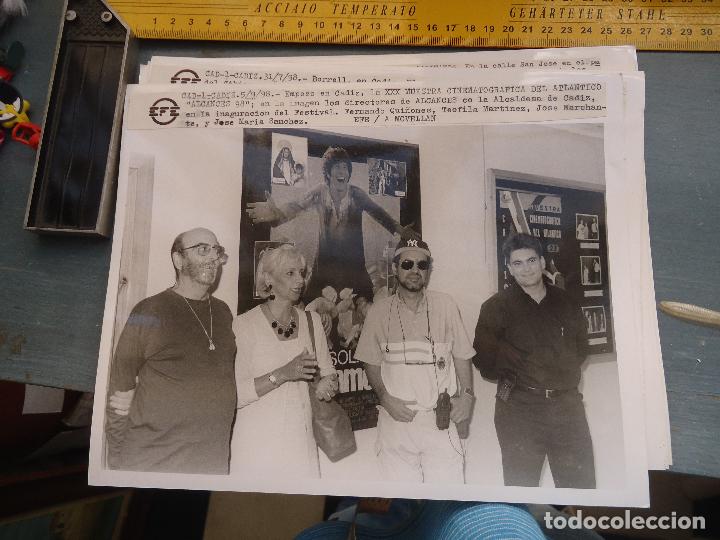 Alte Fotografie: fotografia cadiz 1998 festival cinematografico atlantico teofila martinez fernando qui&ntilde;ones ...