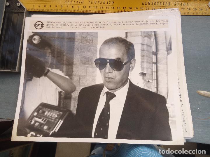 Alte Fotografie: fotografia cadiz 1989 juicio caso rafael de paula torero, jose gomez carrillo supuesto amante ...