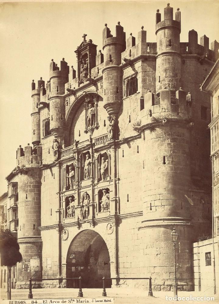 Fotografia antica: Laurent Burgos 84 El arco de Santa Mar&iacute;a
