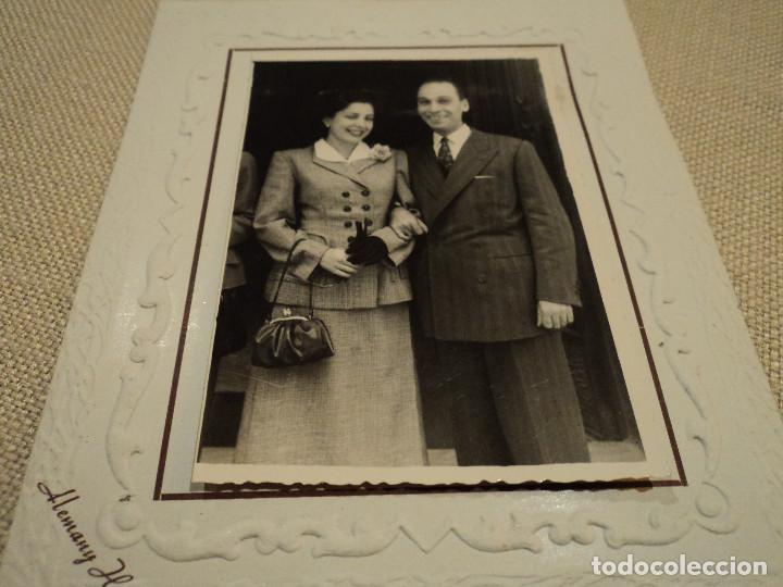 Fotografia antiga: FOTO ALEMANY HNOS. REVERSO PROPAGANDA ALQUILER MAQUINAS FOTOGRAFICAS