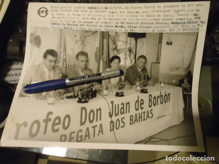 Alte Fotografie: fotografia cadiz 1998 puerto santa maria trofeo don juan de bobon regata dos bahias ....