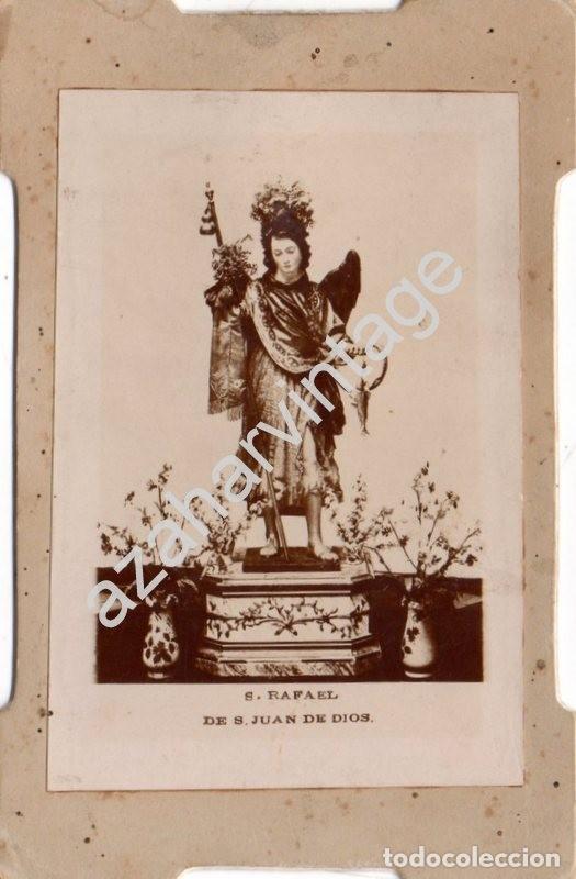 Fotografia antica: SIGLO XIX, PRECIOSA ALBUMINA DE SAN RAFAEL, DE SAN JUAN DE DIOS,80X125MM