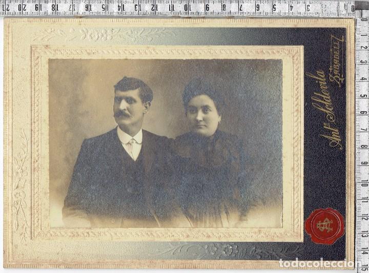 Antique Photography: FOTOGRAFIA PAREJA ANTONIO SOLDEVILA SABADELL-190X.