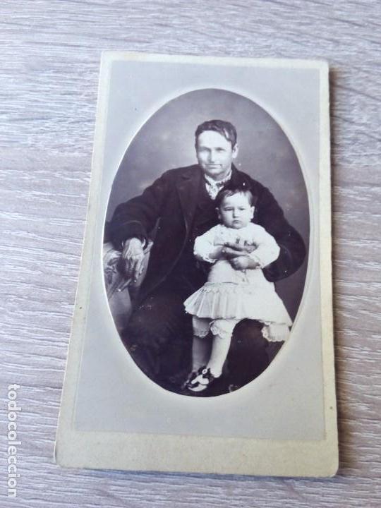 Fotografia antica: Foto antigua reverso sello avila,no esta escrita