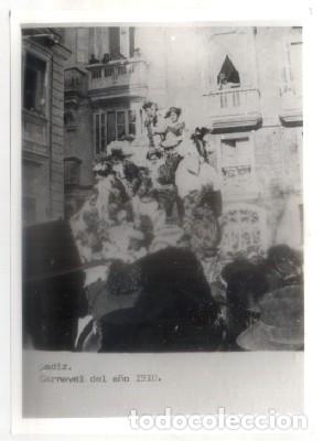 Fotograf&iacute;a antigua: FOTO. REPRODUCCI&Oacute;N. CARNAVAL DE CADIZ, A&Ntilde;O 1910. A-C-1876,2