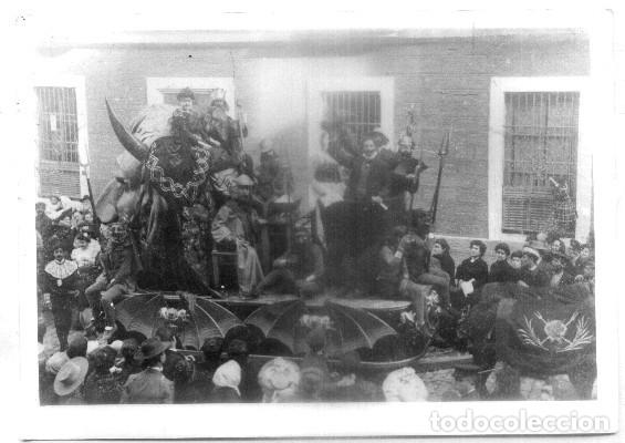 Fotograf&iacute;a antigua: FOTO. REPRODUCCI&Oacute;N. CARNAVAL DE CADIZ. CARROZA. A&Ntilde;O 1930 APROX.  A-C-1885