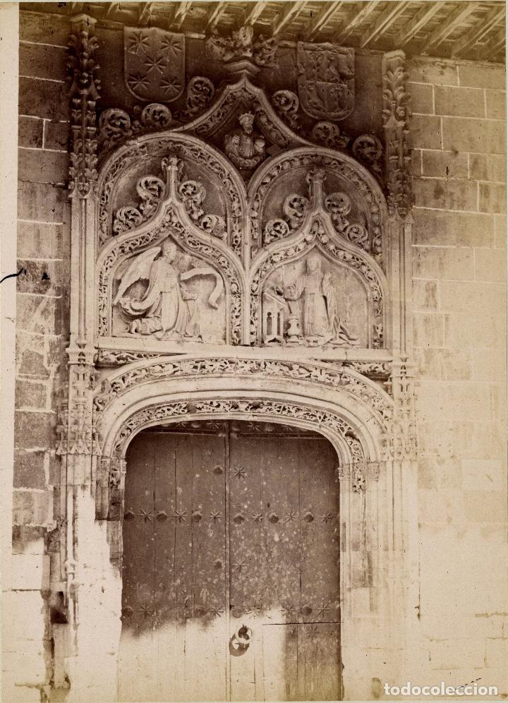 Antique Photography: Laurent Salamanca. (Detalles.Puerta.Iglesia g&oacute;tica de San Benito)