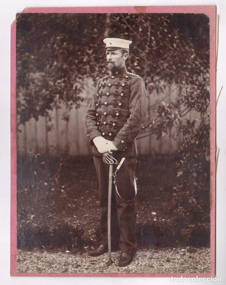 Fotografia antica: RETRATO DE MILITAR POR IDENTIFICAR, 19X25 CM. 1910 APROX
