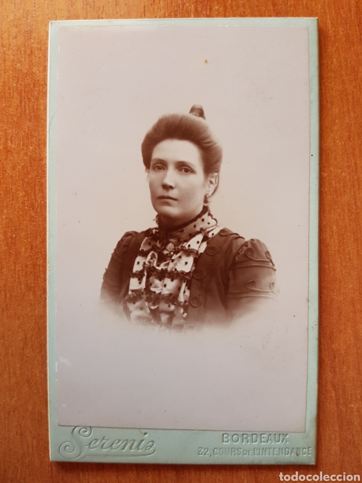 Fotograf&iacute;a antigua: ANTIGUA FOTO 1890' SERENI BURDEAUX  SIGLO XIX 10'5x6,50cm FRANCE