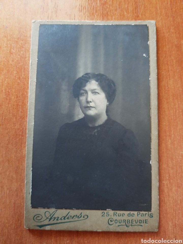 Fotograf&iacute;a antigua: ANTIGUA FOTO 1890' ANDERS COURBEVOIE SIGLO XIX 10'5x6,50cm FRANCE