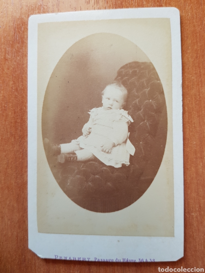 Fotograf&iacute;a antigua: ANTIGUA FOTO 1890' PENABERT PARIS SIGLO XIX 10'5x6,50cm FRANCE