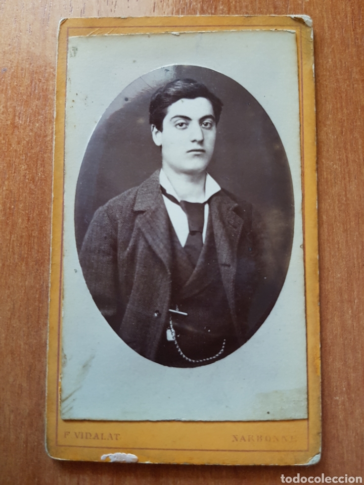 Antique Photography: ANTIGUA FOTO 1890' VIDALAT NARBONNE SIGLO XIX 10'5x6,50cm FRANCE