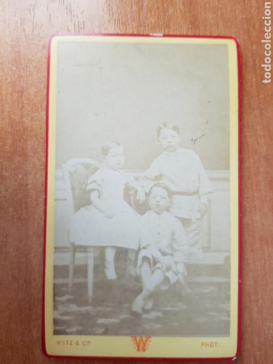 Fotograf&iacute;a antigua: ANTIGUA FOTO 1890' WITZ&CIE ROUEN SIGLO XIX 10'5x6,50cm FRANCE