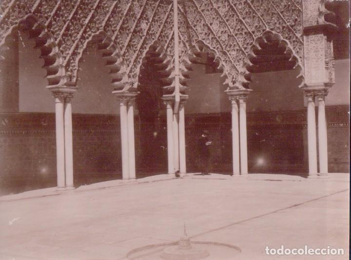 Antique Photography: FOTO FOTOGRAFIA ALBUMINA - EL ALCAZAR  SEVILLA