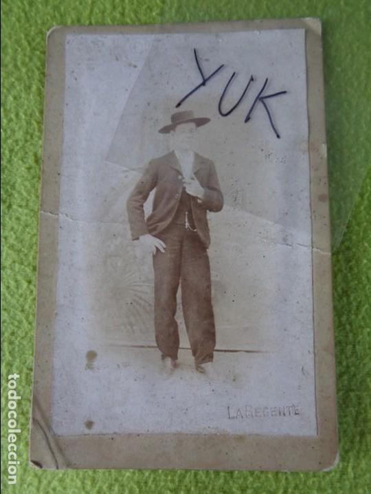 Fotograf&iacute;a antigua: FOTOGRAFIA S. XIX DE PERSONAJE DE VALENCIA DE LA EPOCA --- FOTO - LA REGENTE - VALENCIA