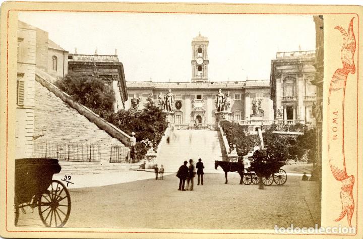 Fotograf&iacute;a antigua: Roma. El Campidoglio - Foto 1