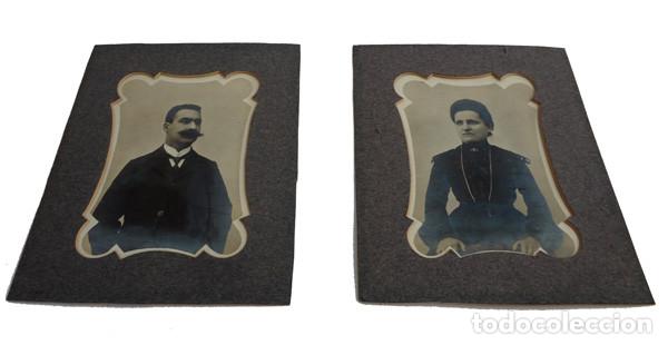 Fotografia antica: Pareja de fotograf&iacute;as