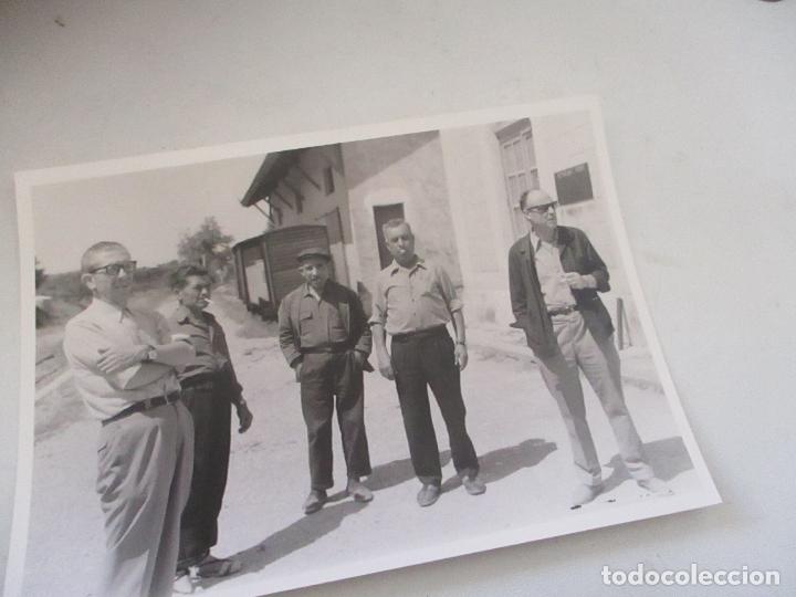 Fotografia antica: (S/F)FOTOGRAF&Iacute;A DE ESTACI&Oacute;N DE TREN-12.5X1.5CM.