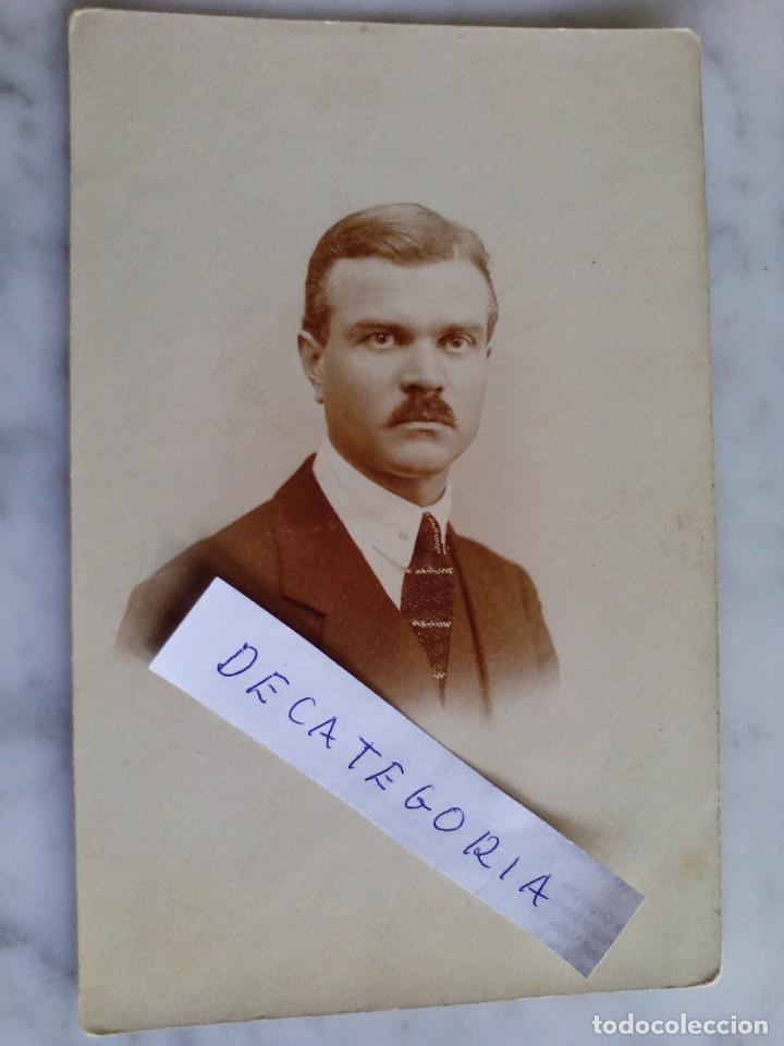 Antique Photography: antigua foto de estudio busto de un se&ntilde;or alemana