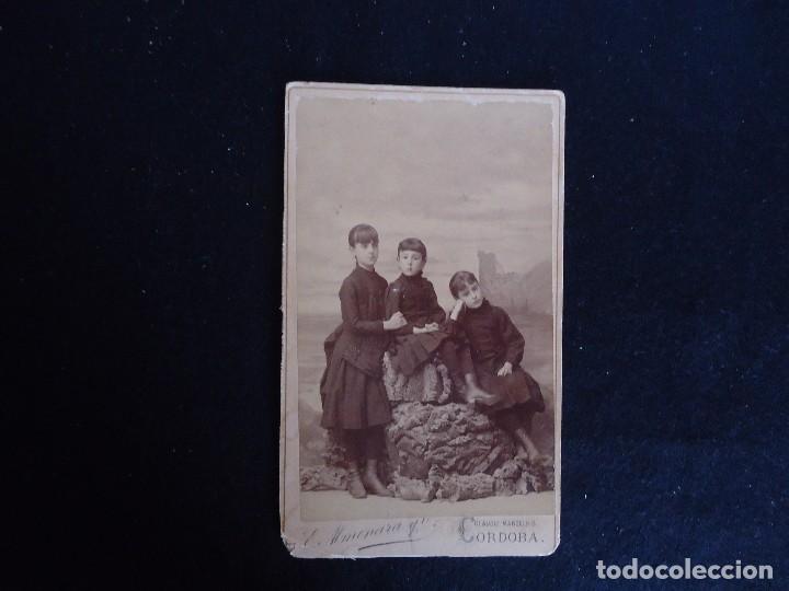 Fotografia antica: ANTIGUA FOTOGRAFIA DE NI&Ntilde;AS