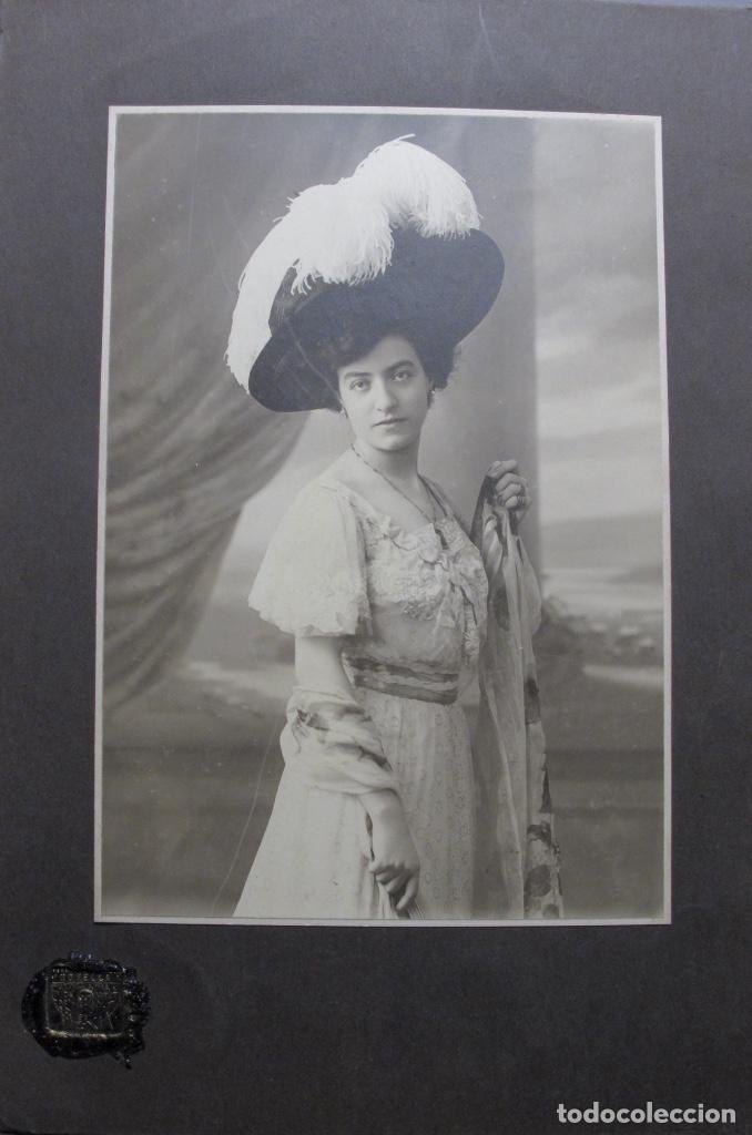 Antique Photography: Bonito retrato de dama s. XIX