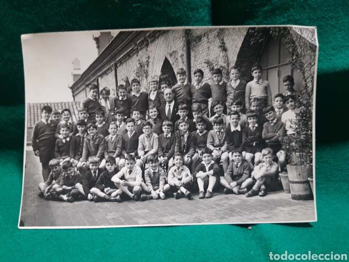 Photographie ancienne: Fotograf&iacute;a antigua de ni&ntilde;os en el colegio