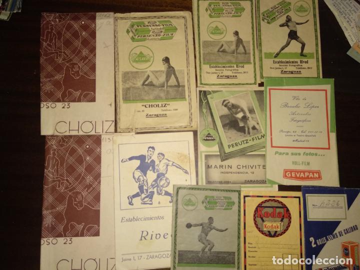 Fotografia antica: lote de 11 fundas carpetas porta fotos Kodak gevapan persenson etc